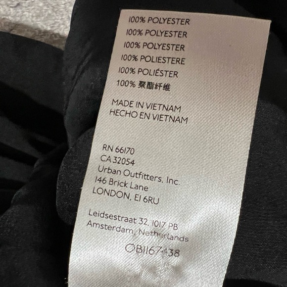 Free People Black Classy Blouse- Large - Picture 7 of 9